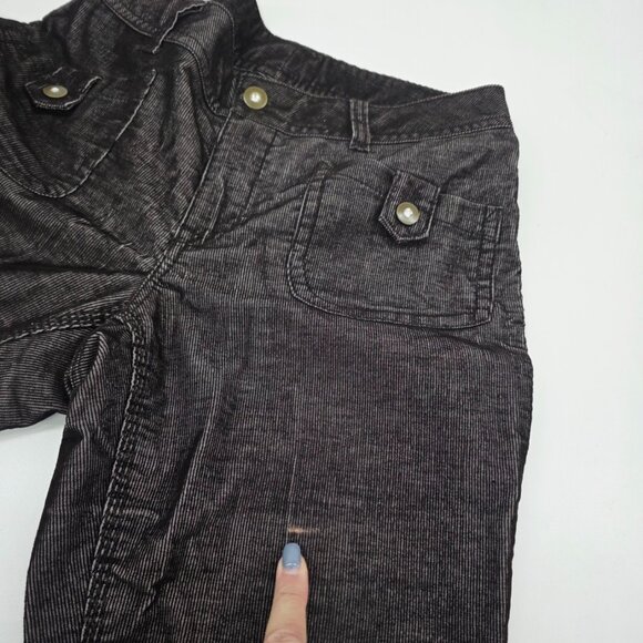 Lane Bryant Womens 14 Brown Corduroy Pants Straight Leg Pockets Retro Y2K Vibe - Picture 16 of 16